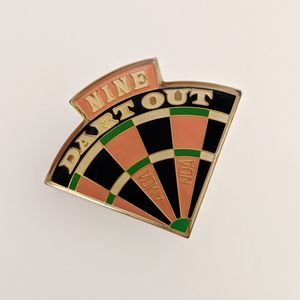 Vintage Enamel Dart League Collector's Lapel Pin